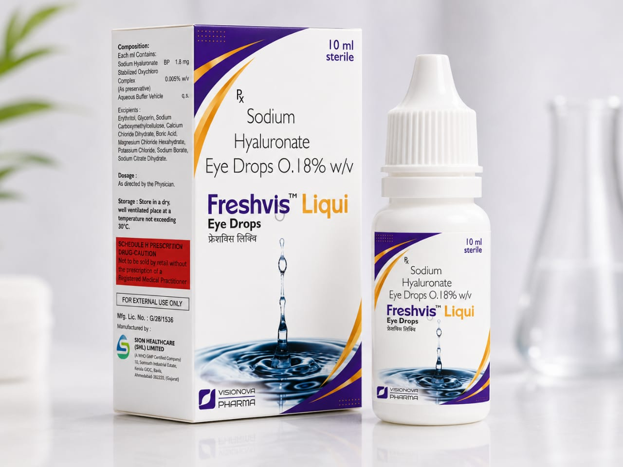 Freshvis™Liqui Eye Drops - Visionova Pharma