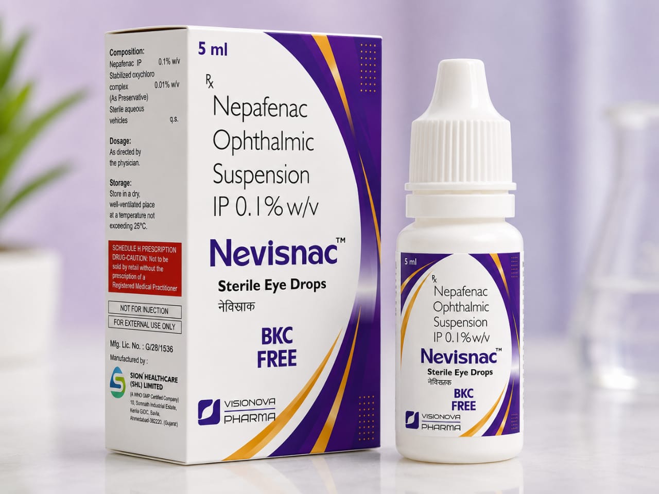Nevisnac™ Eye Drops - Visionova Pharma