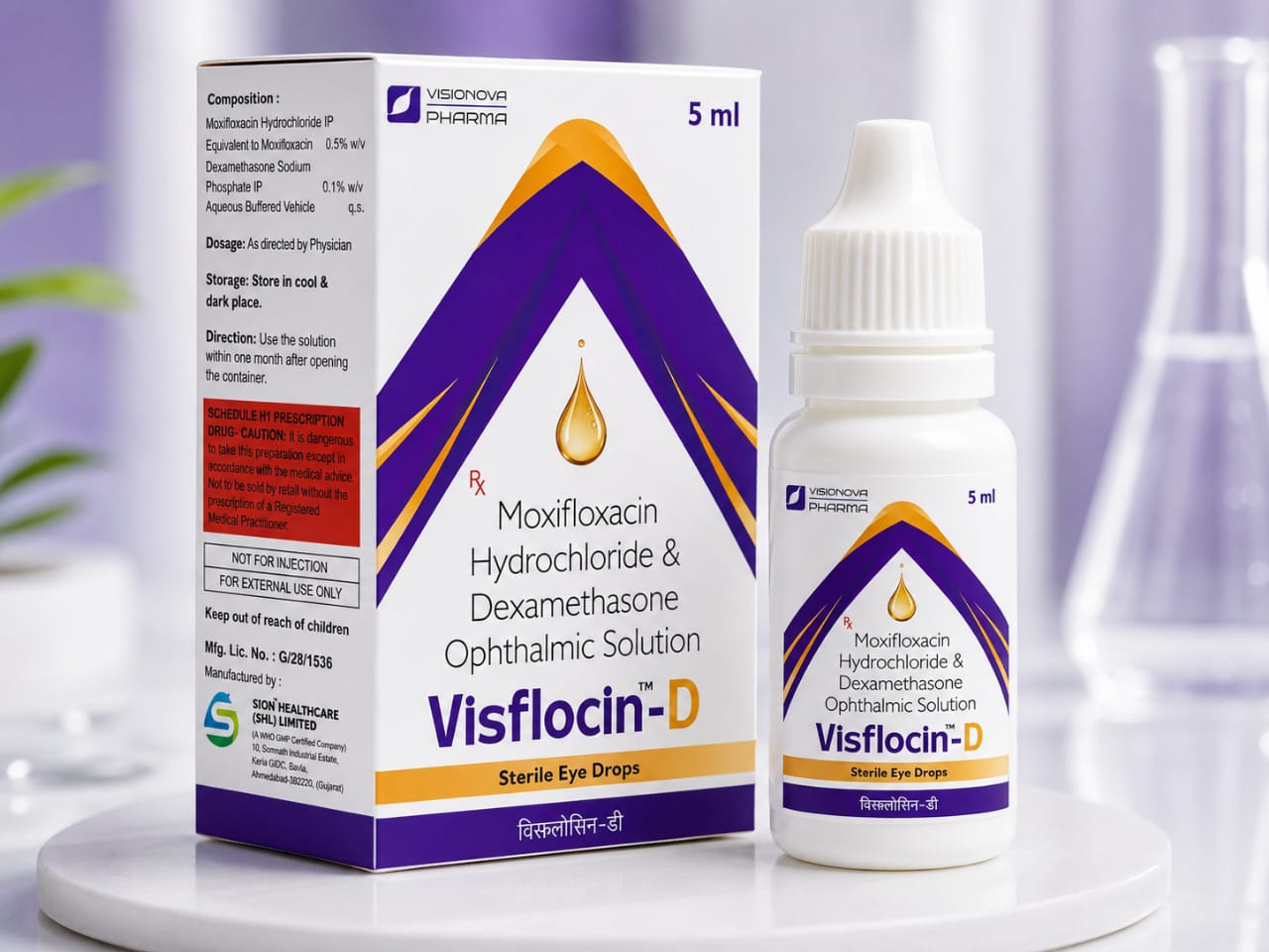 Visflocin™-D Eye Drops - Visionova Pharma