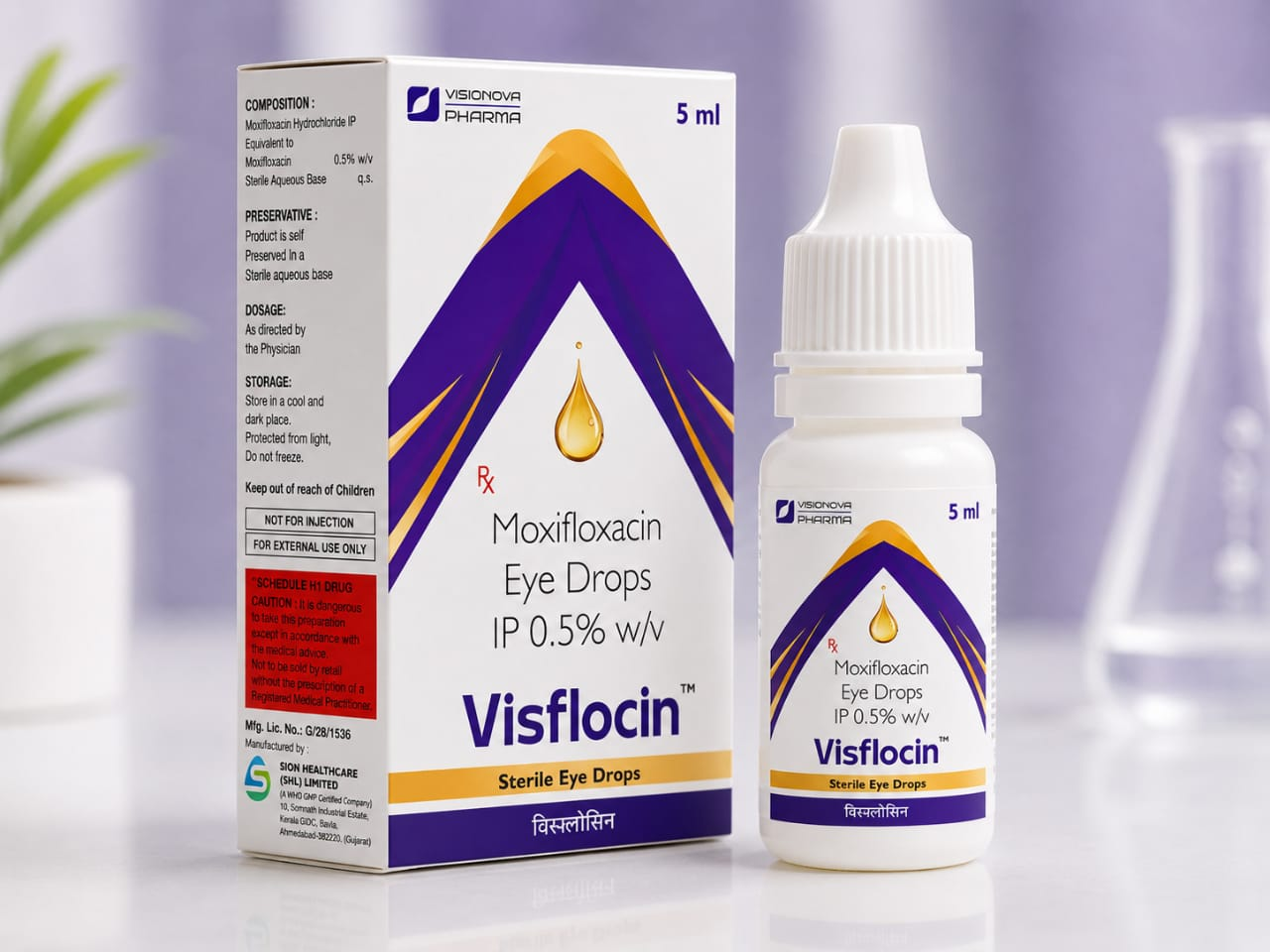 Visflocin™ Eye Drops - Visionova Pharma
